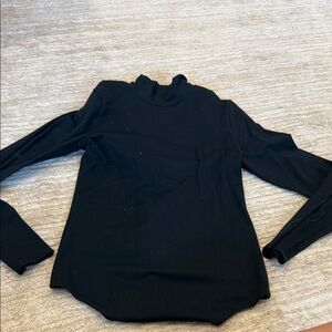 Abercrombie & Fitch Black Long Sleeve Turtleneck Bodysuit